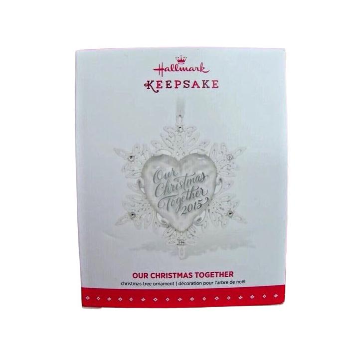 2015 Our Christmas Together Hallmark Ornament (Snowflake) QGO1157