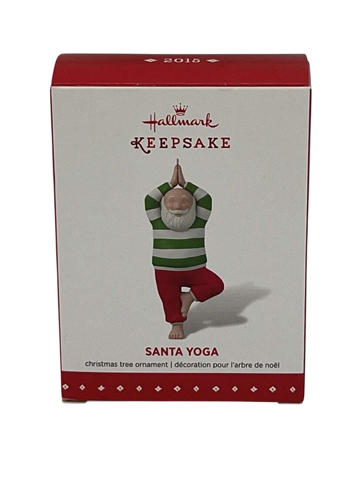 2015 Santa Yoga Hallmark Ornament (Santa Claus) QGO1679