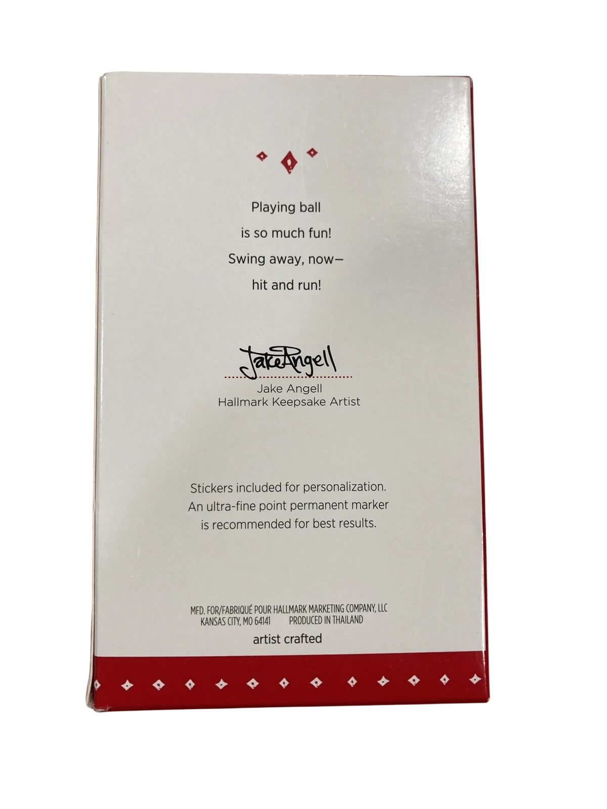 2015 Star Slugger Hallmark Ornament (Baseball) QGO1399