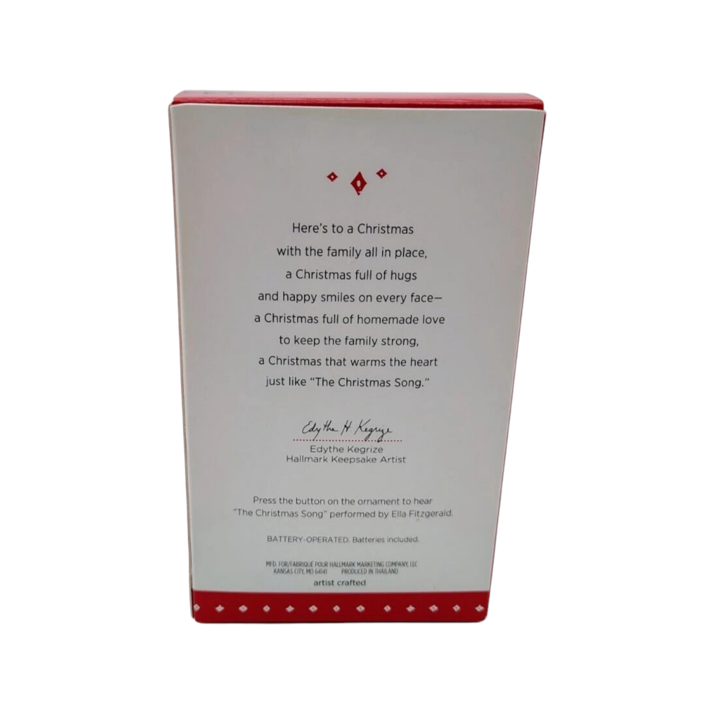 2015 The Christmas Song Hallmark Ornament (Piano) QSM7759