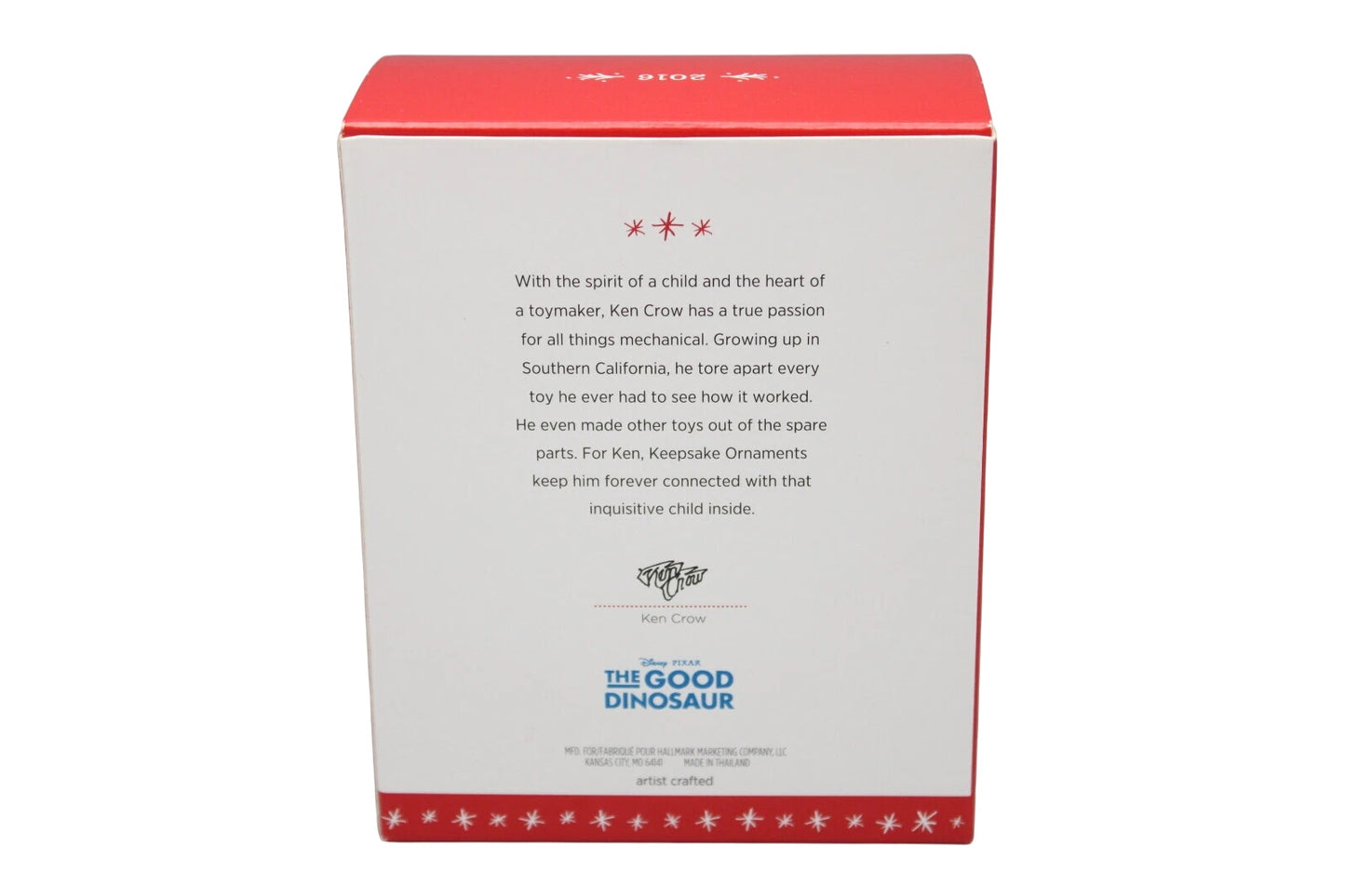 2016 Arlo and Spot Hallmark Ornament (The Good Dinosaur) QXD6144