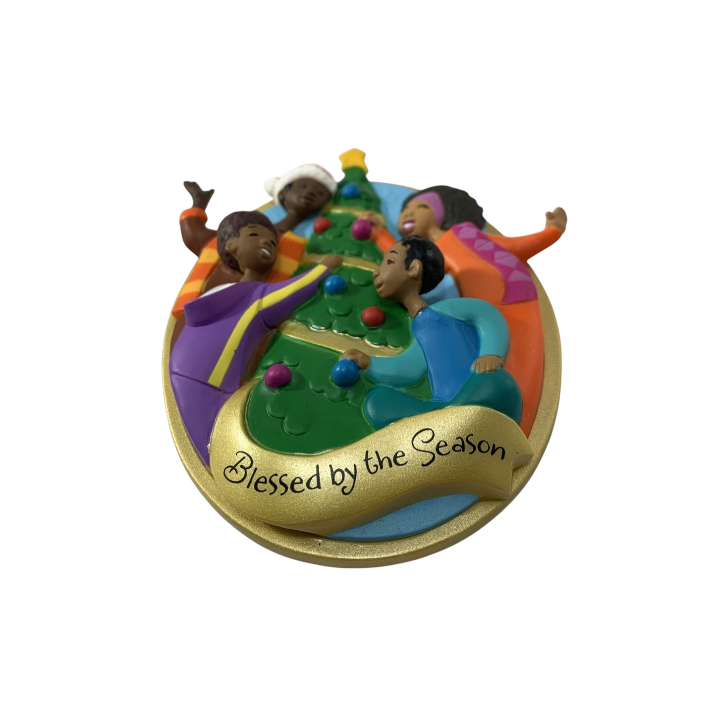 2016 Blessed by the Season Hallmark Ornament (Family) QSM7804
