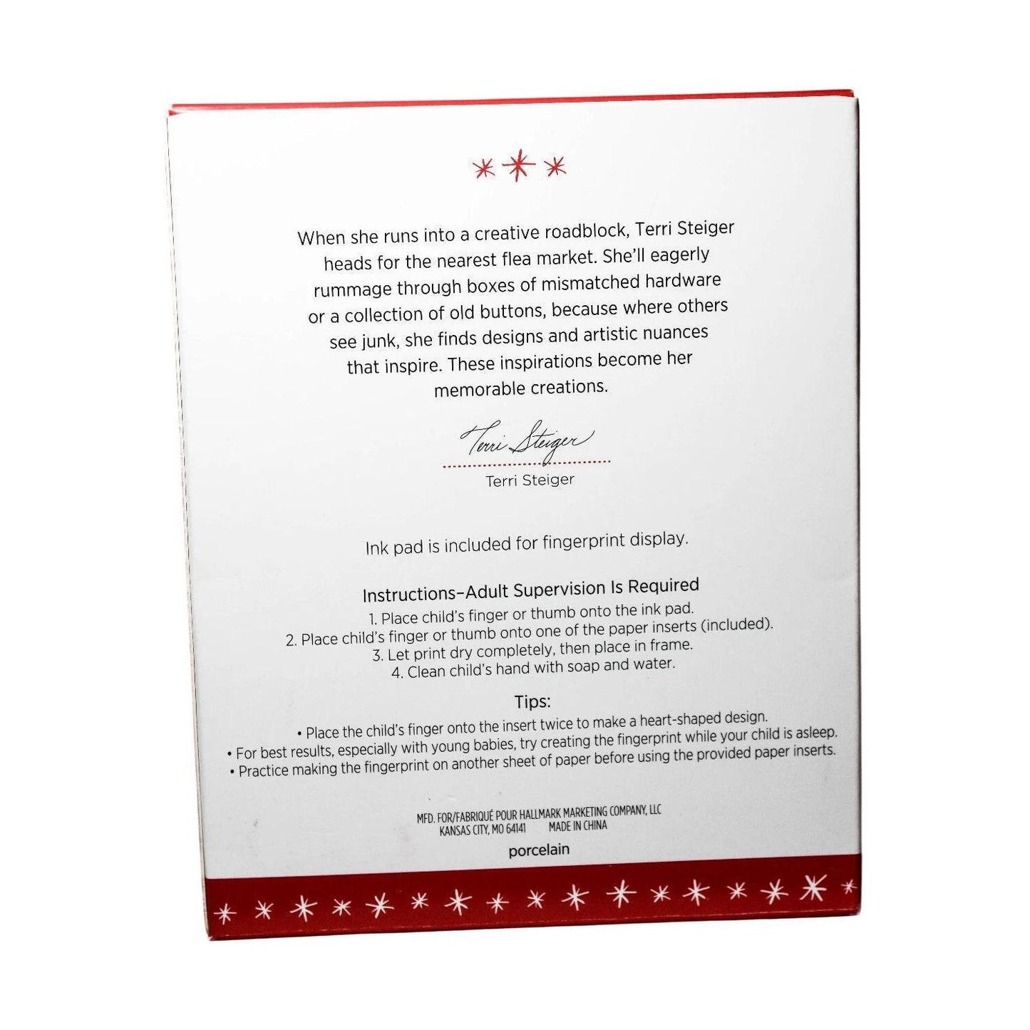 2016 Baby's Fingerprint Hallmark Ornament (Baby) QGO1271