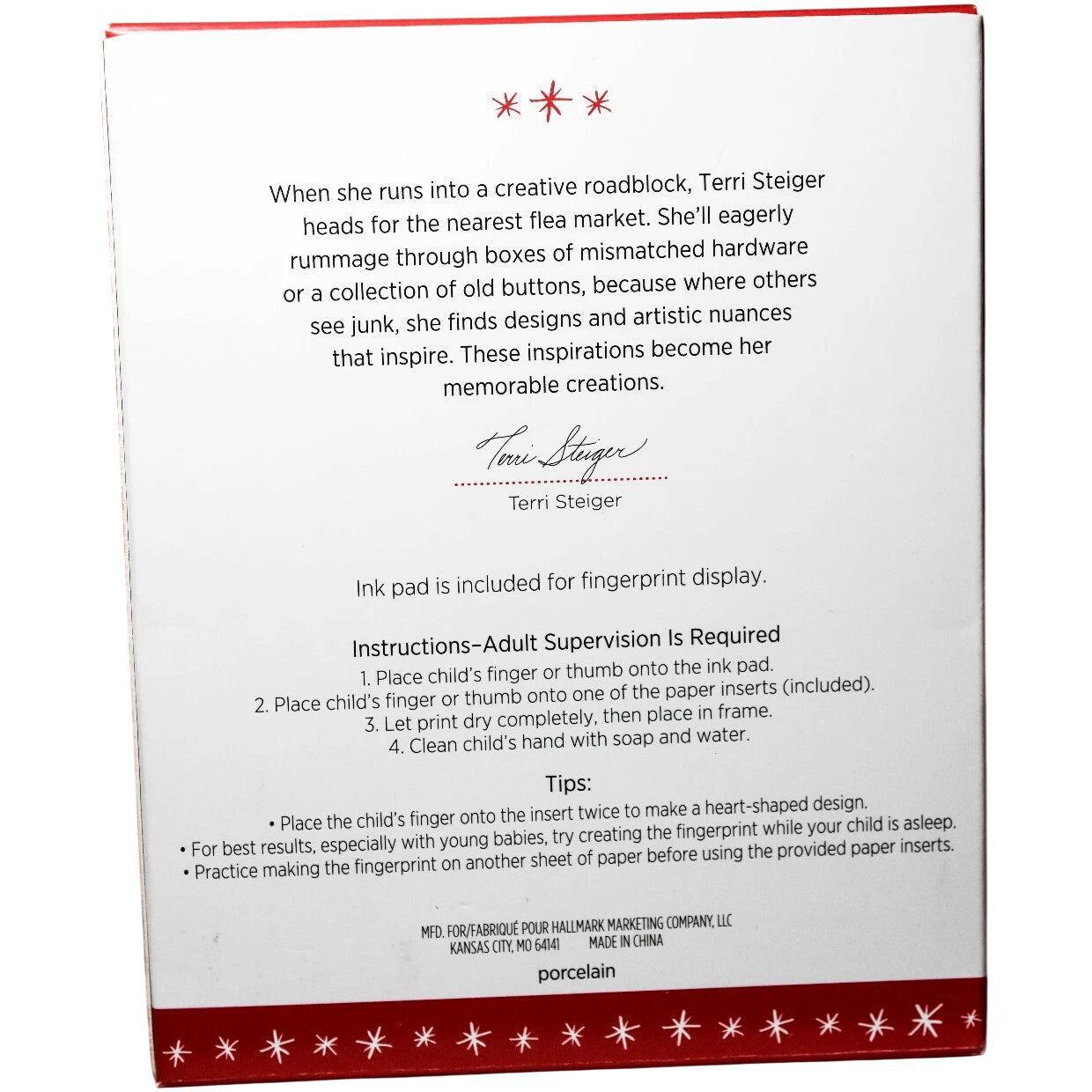 2016 Baby's Fingerprint Hallmark Ornament (Baby) QGO1271