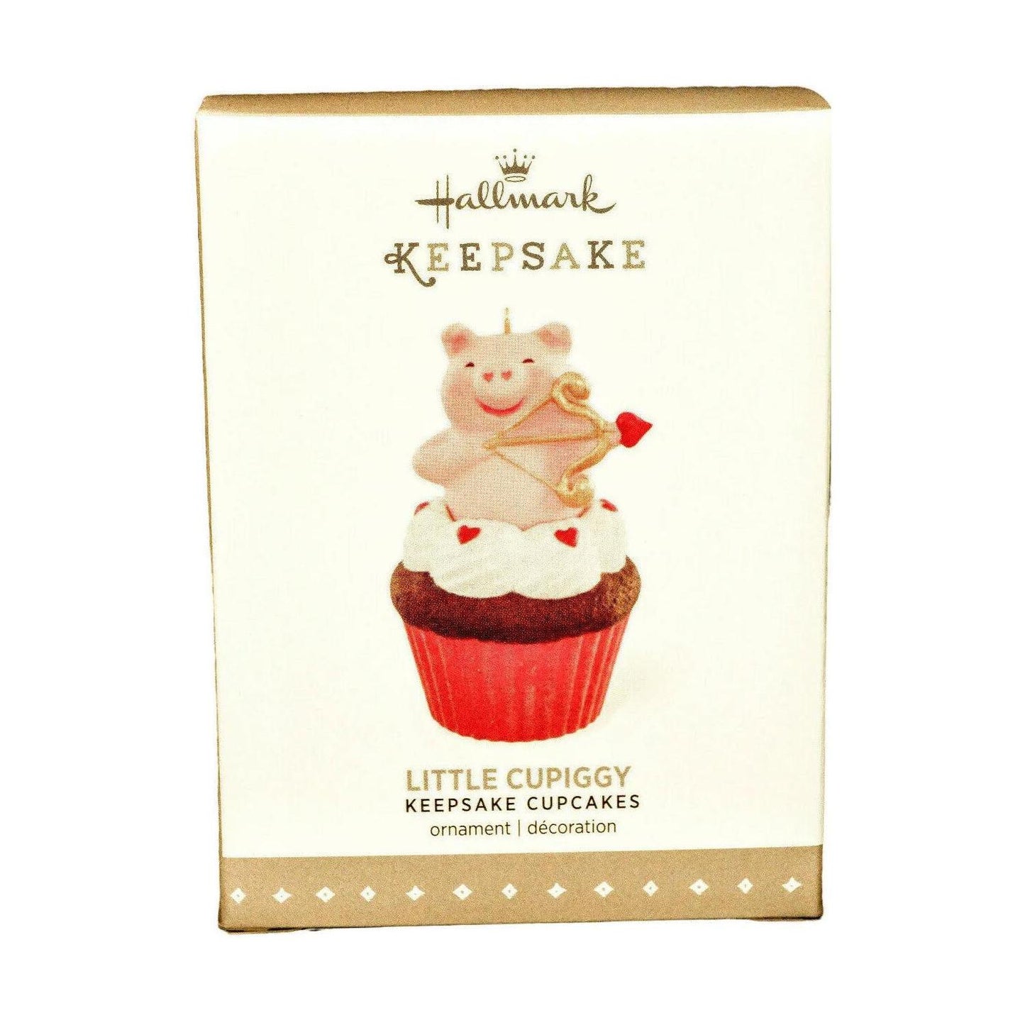 2016 Little Cupiggy Hallmark Ornament (Keepsake Cupcake) QHA1042