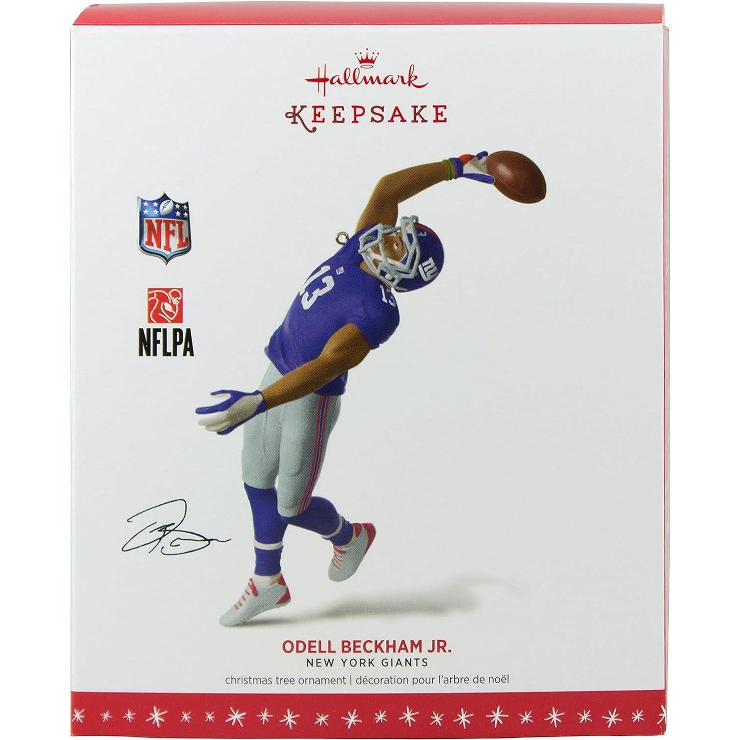 2016 Odell Beckham Jr. Hallmark Ornament (Football Legends) QXI3501