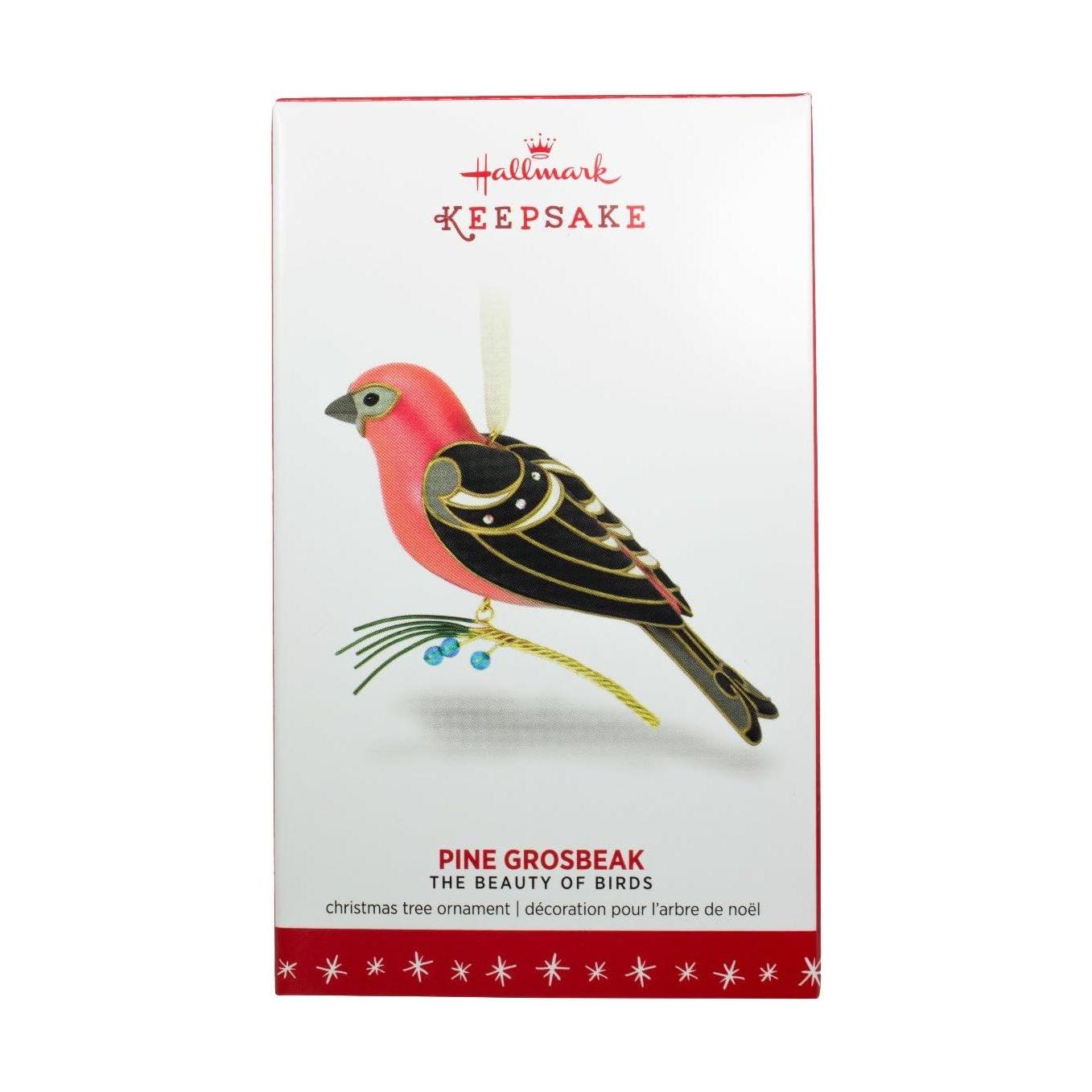 2016 Pine Grosbeak Hallmark Ornament (Beauty of Birds) QX9111