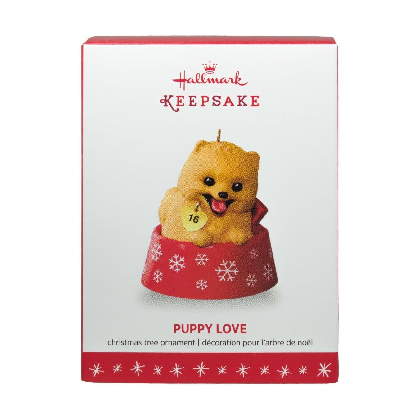 2016 Puppy Love Hallmark Ornament (Puppy Love) QX9051