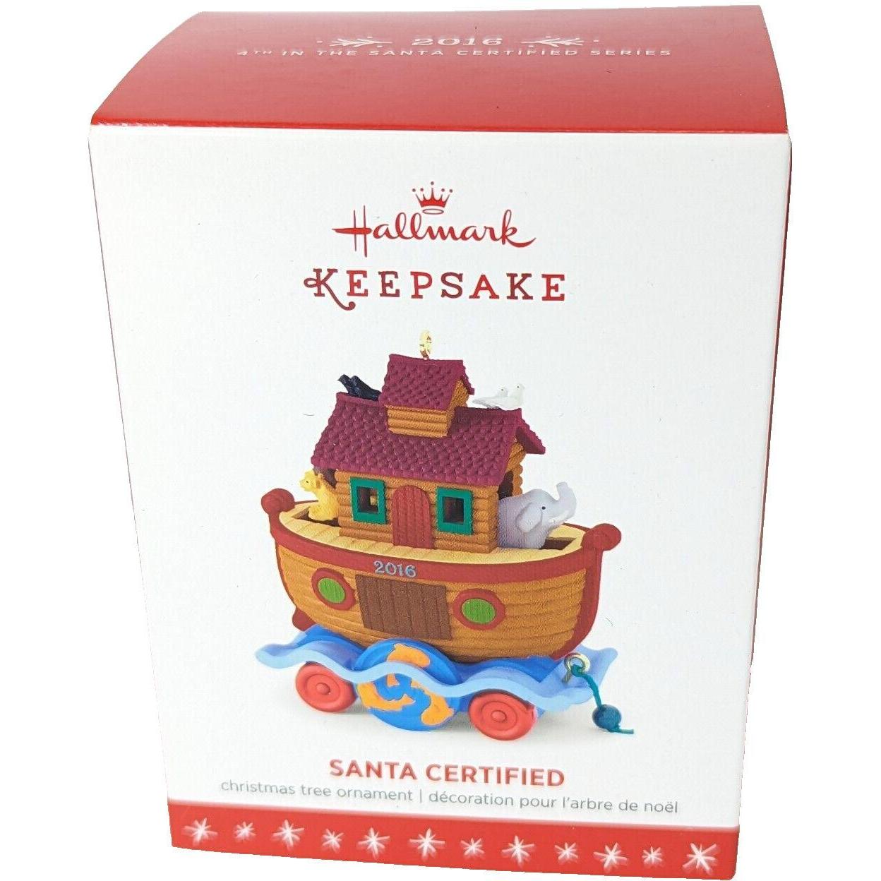 2016 Santa Certified Hallmark Ornament (Santa Certified) QX9081