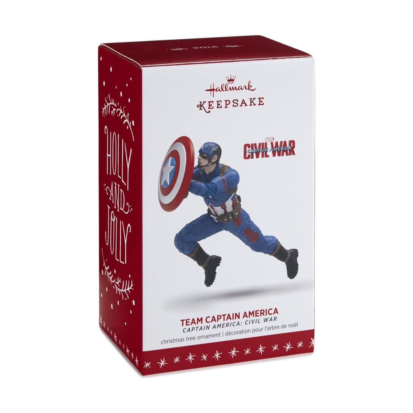 2016 Team Captain America Hallmark Ornament (Super Heroes) QXI3461