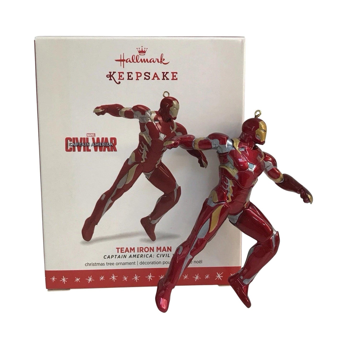 2016 Team Iron Man Hallmark Ornament (Super Heroes) QXI3454