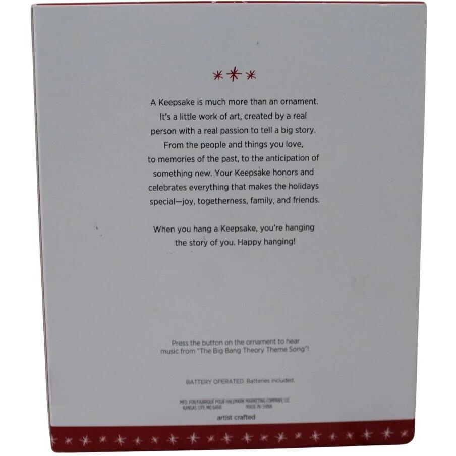 2016 The Big Bang Theory Hallmark Ornament (The Bigbang Theory) QXI30961