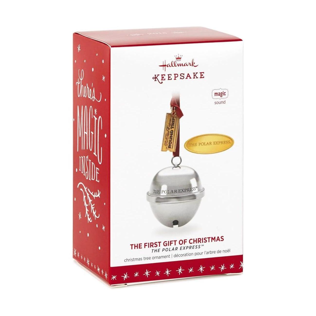 2016 The First Gift of Christmas Hallmark Ornament (The Polar Express) QXI3124
