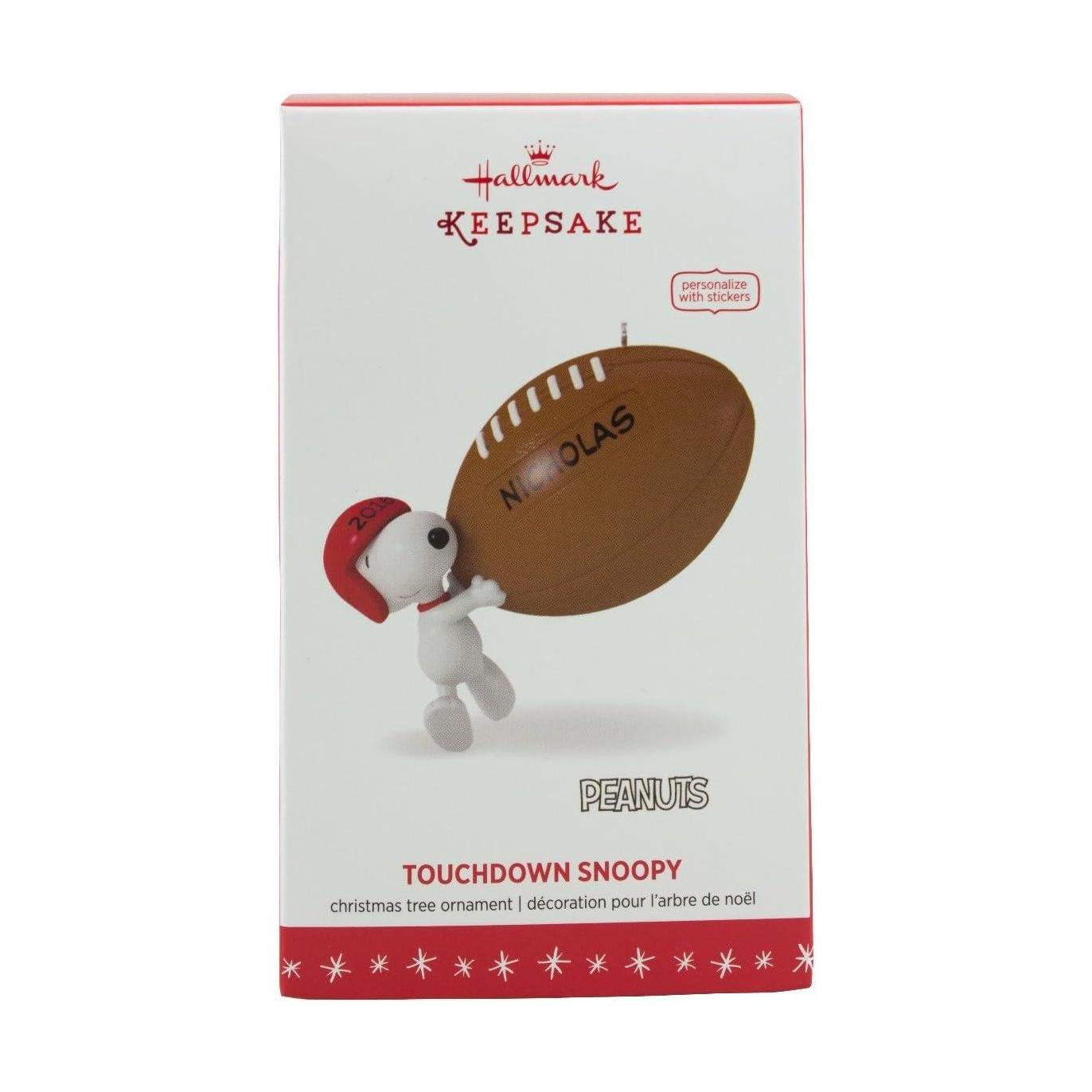 2016 Touchdown Snoopy Hallmark Ornament (Peanuts) QXI3314