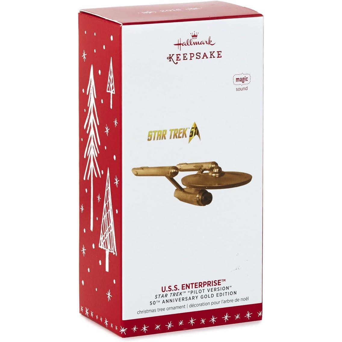 2016 U.S.S. Enterprise Hallmark Ornament (Star Trek) QXI3404