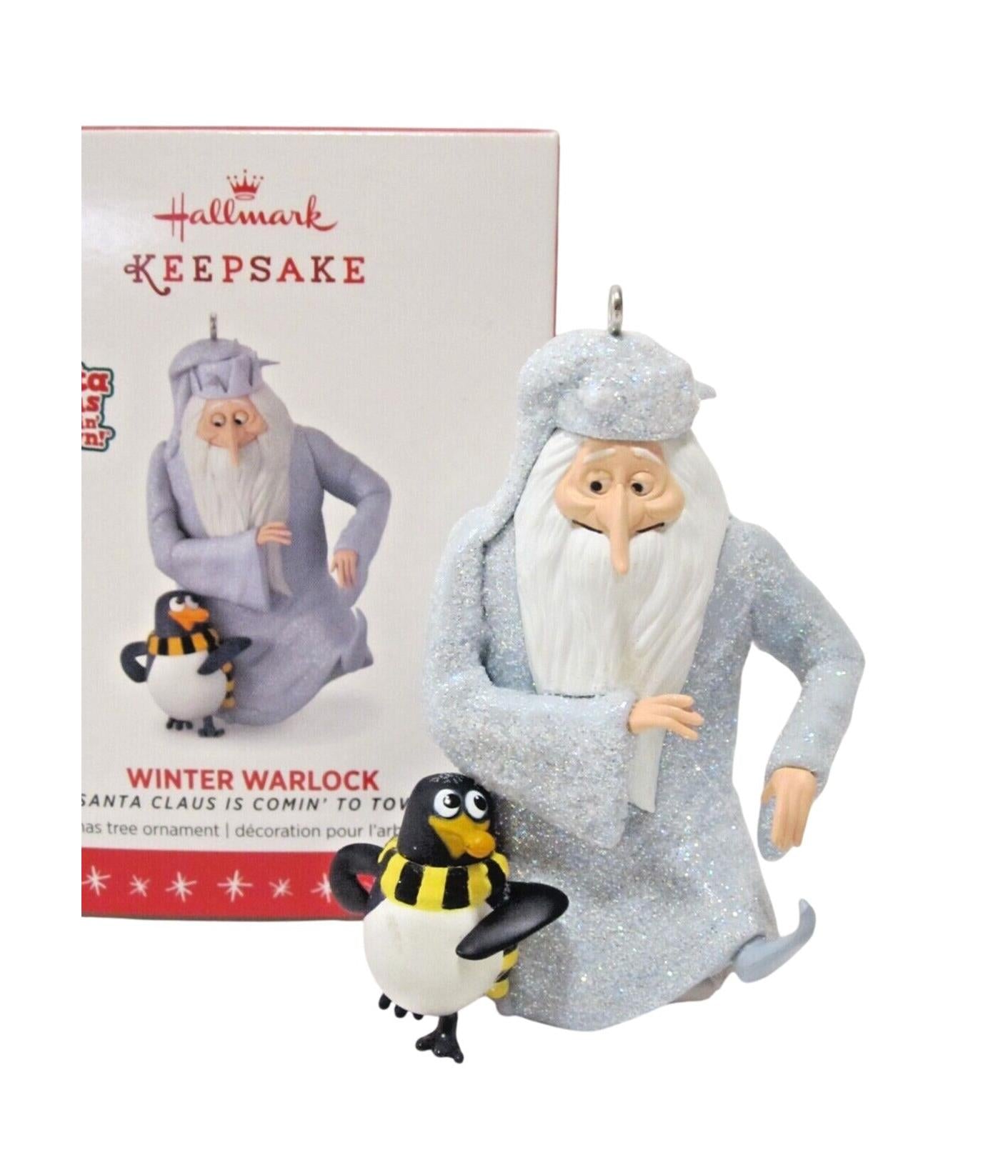 2016 Winter Warlock Hallmark Ornament (Santa Claus is Coming' To Town) QXI3174