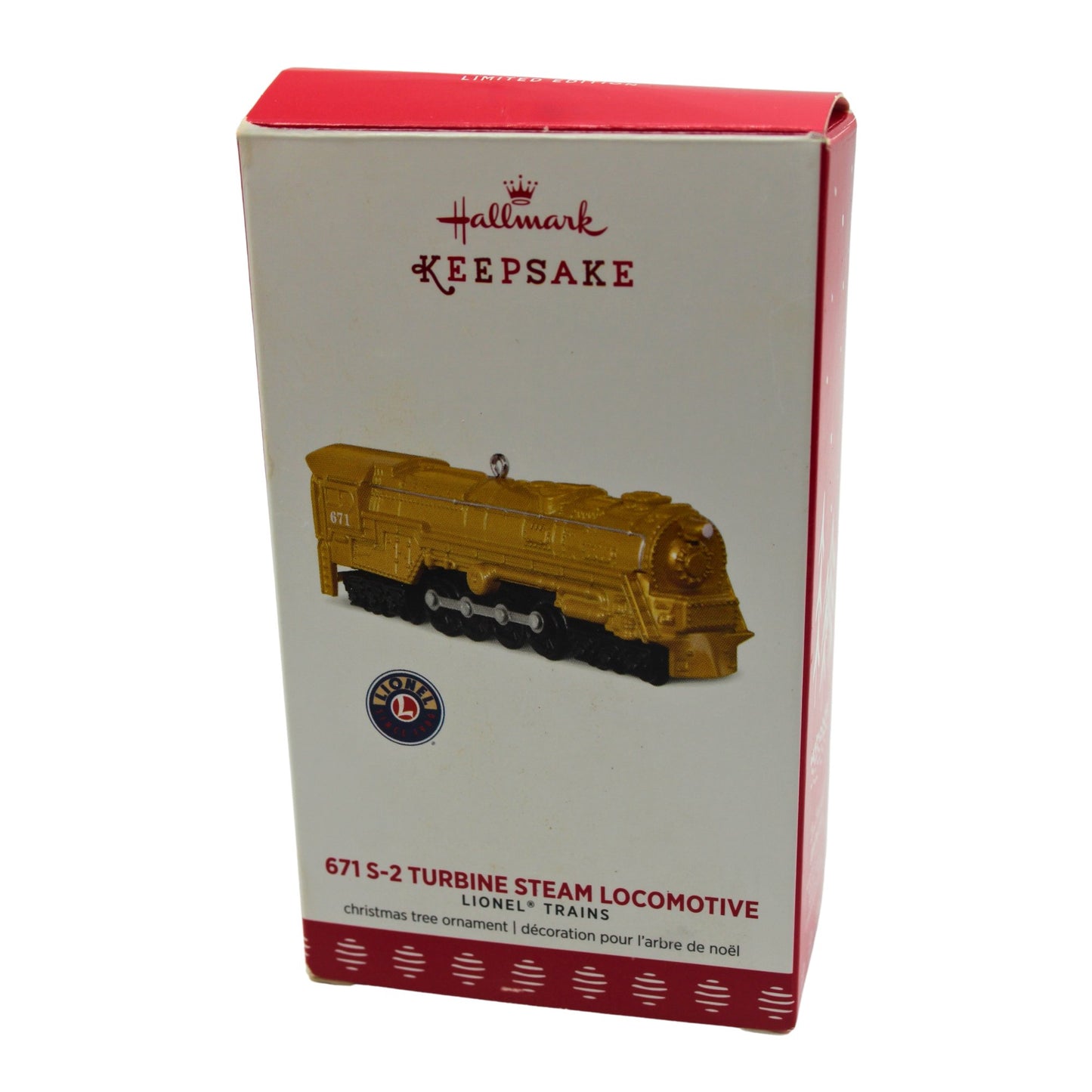 2017 671 S-2 Turbine Steam Locomotive Hallmark Ornament (Lionel) QXE3095