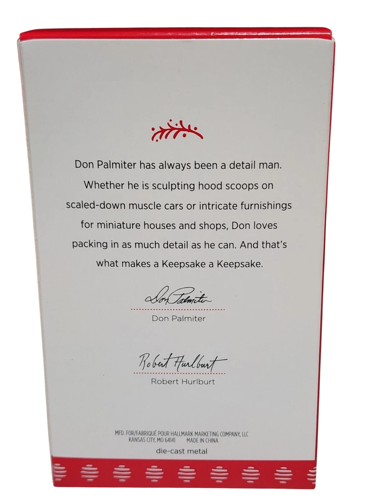 2017 Hallmark Ornament (1958) Chevrolet Impala Hallmark Ornament (Keepsake Kustoms) QX9014