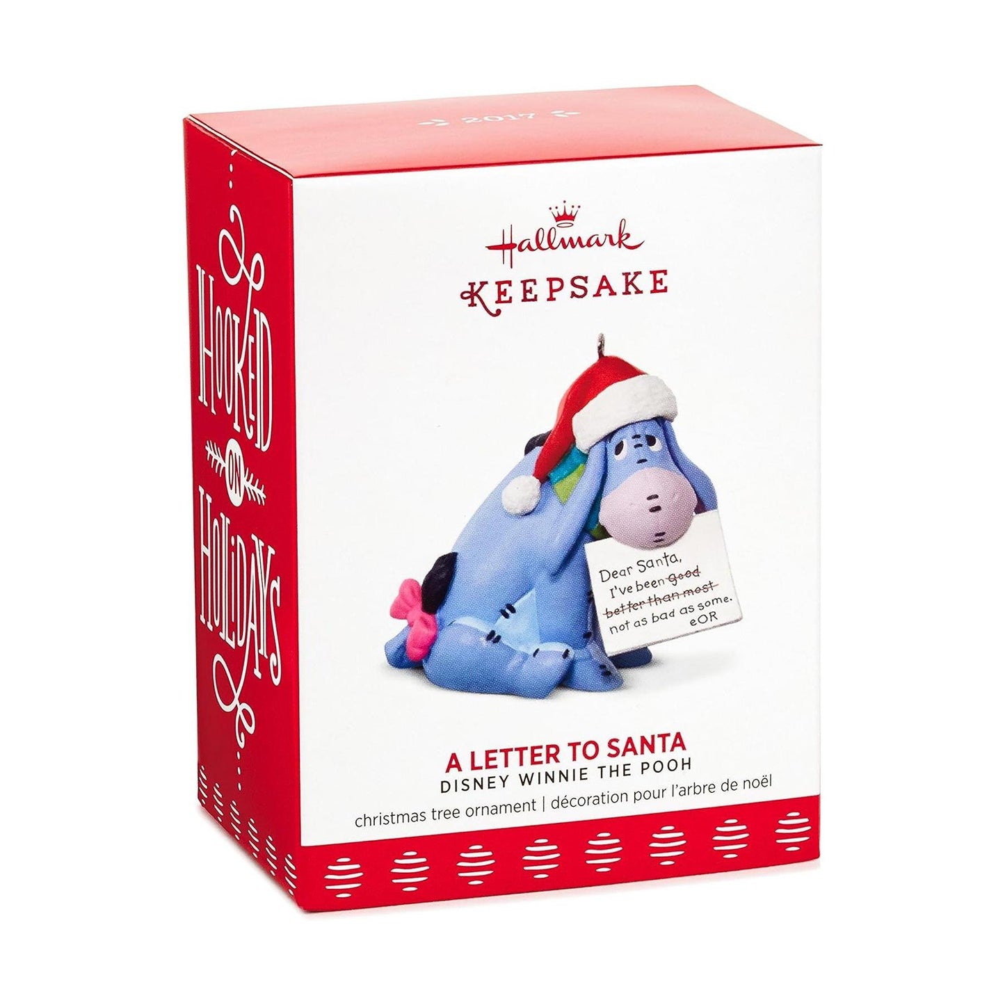2017 A Letter To Santa Hallmark Ornament (Winnie The Pooh) QXD6152