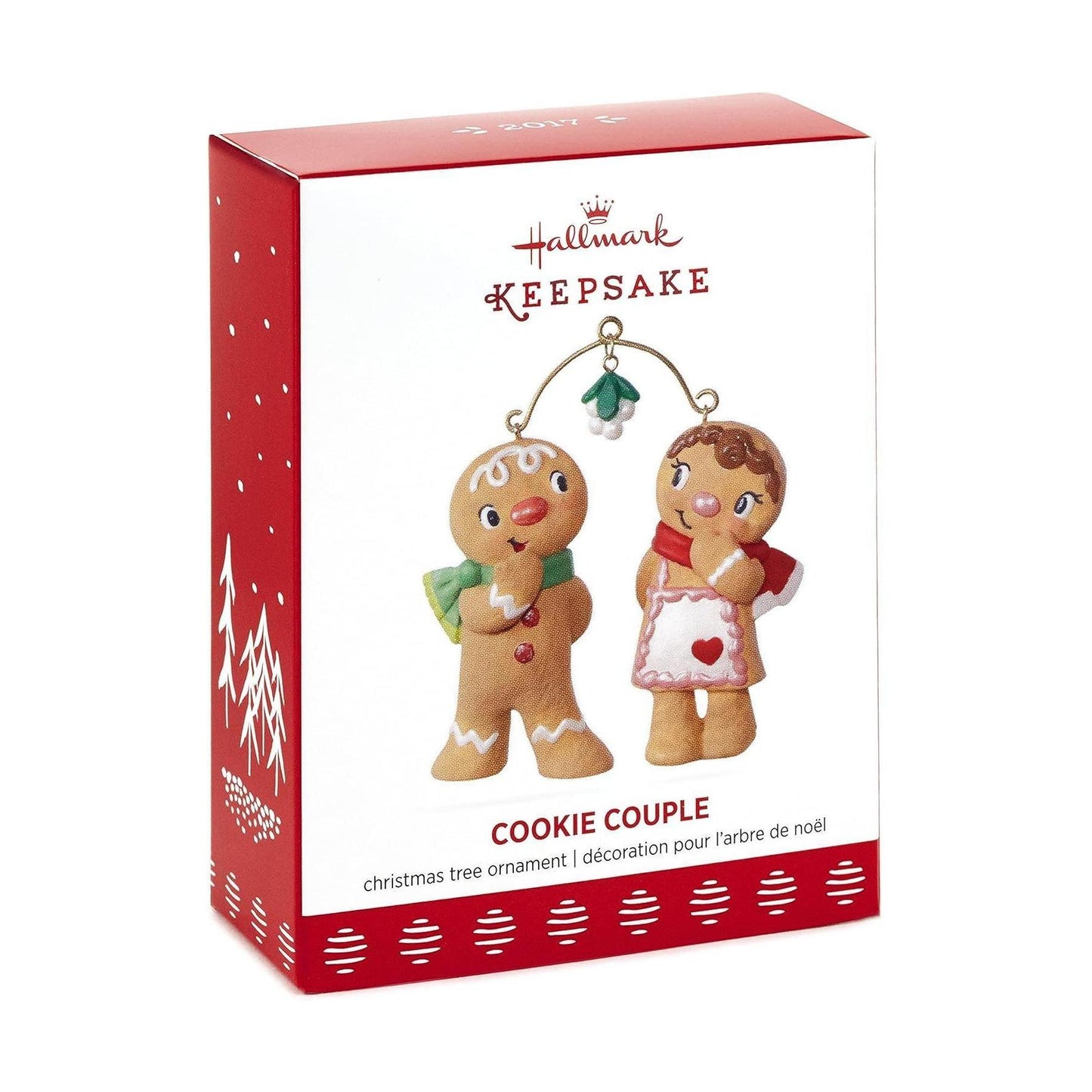 2017 Cookie Couple Hallmark Ornament (Gingerbread) QGO1295