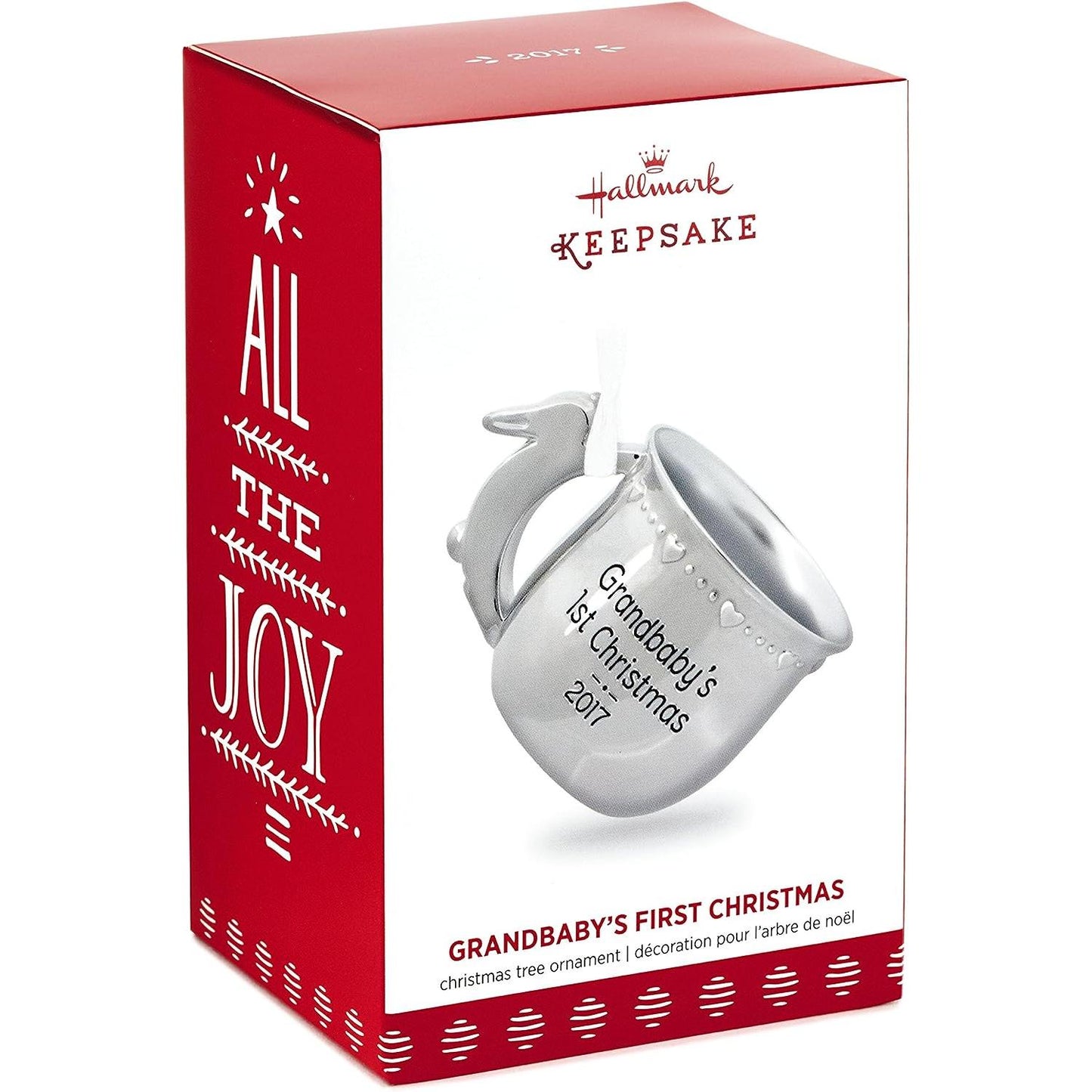 2017 GrandBaby's First Christmas Hallmark Ornament (Grandson) QG01245