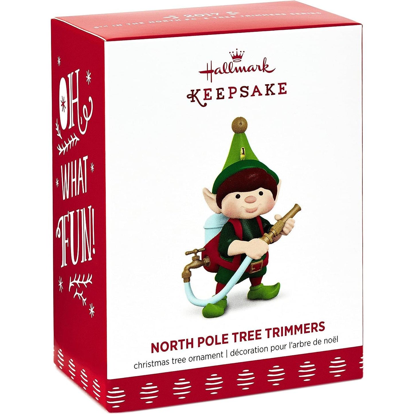 2017 North Pole Tree Trimmers Hallmark Ornament (North Pole Tree Trimmers) QX9412