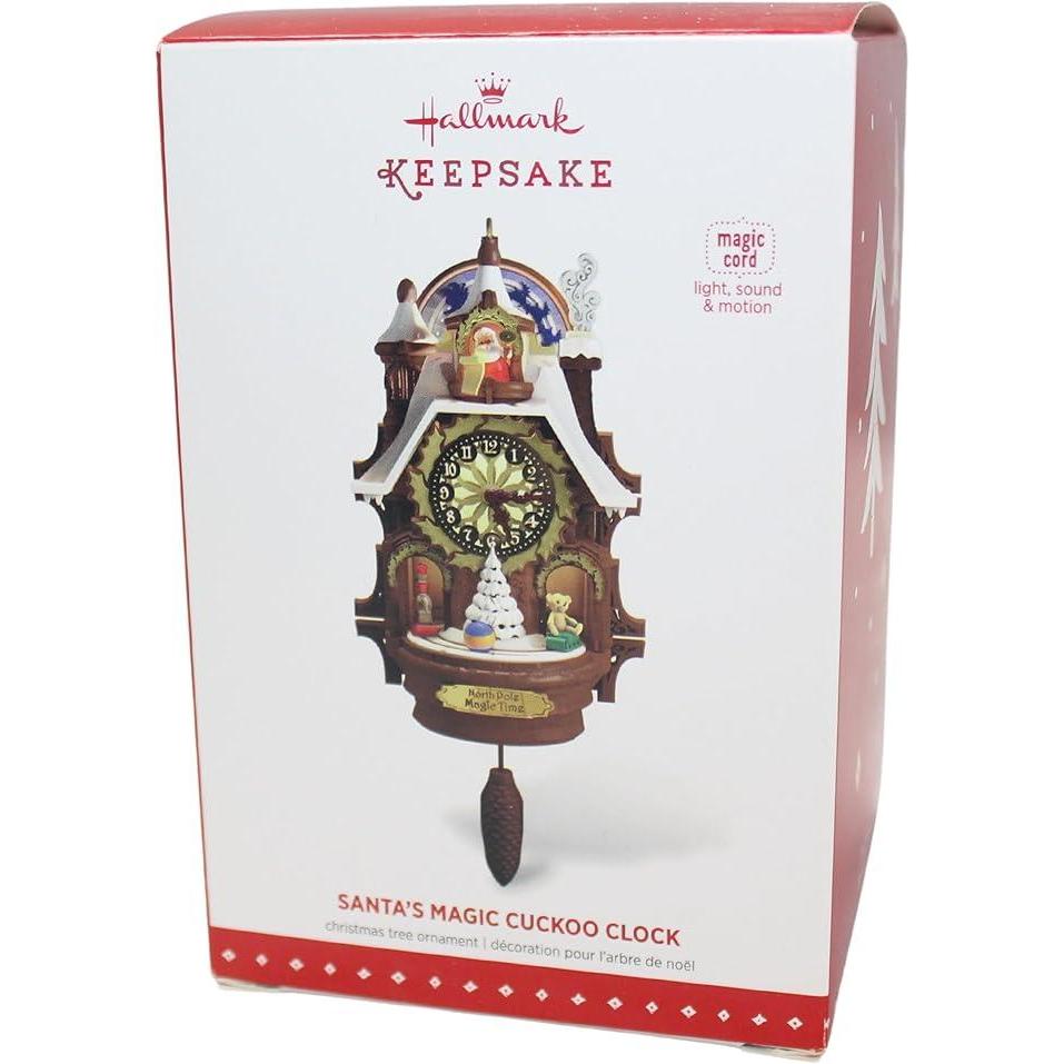 2017 Santa's Magic Cuckoo Clock Hallmark Ornament (Santa's Magic Cuckoo Clock) QAC1002