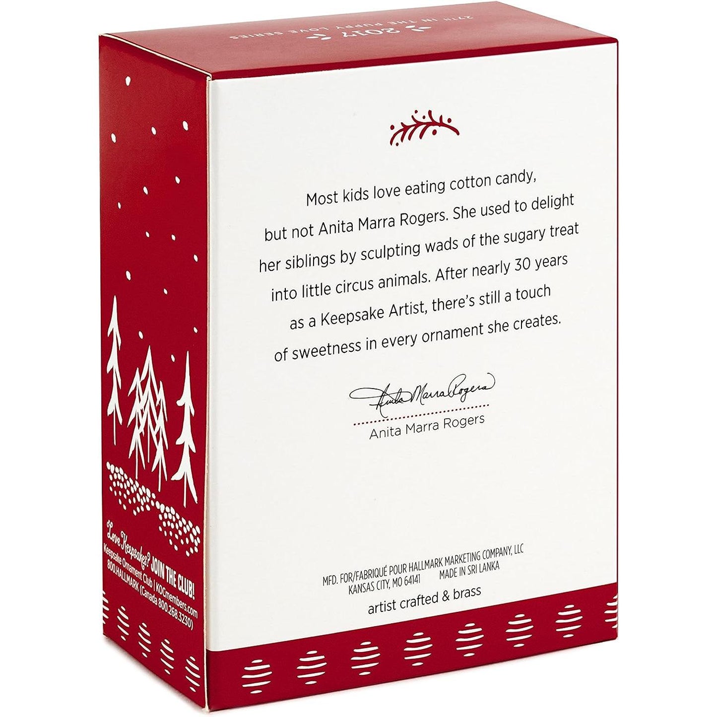 2017 Siberian Husky Hallmark Ornament (Puppy Love) QX9342