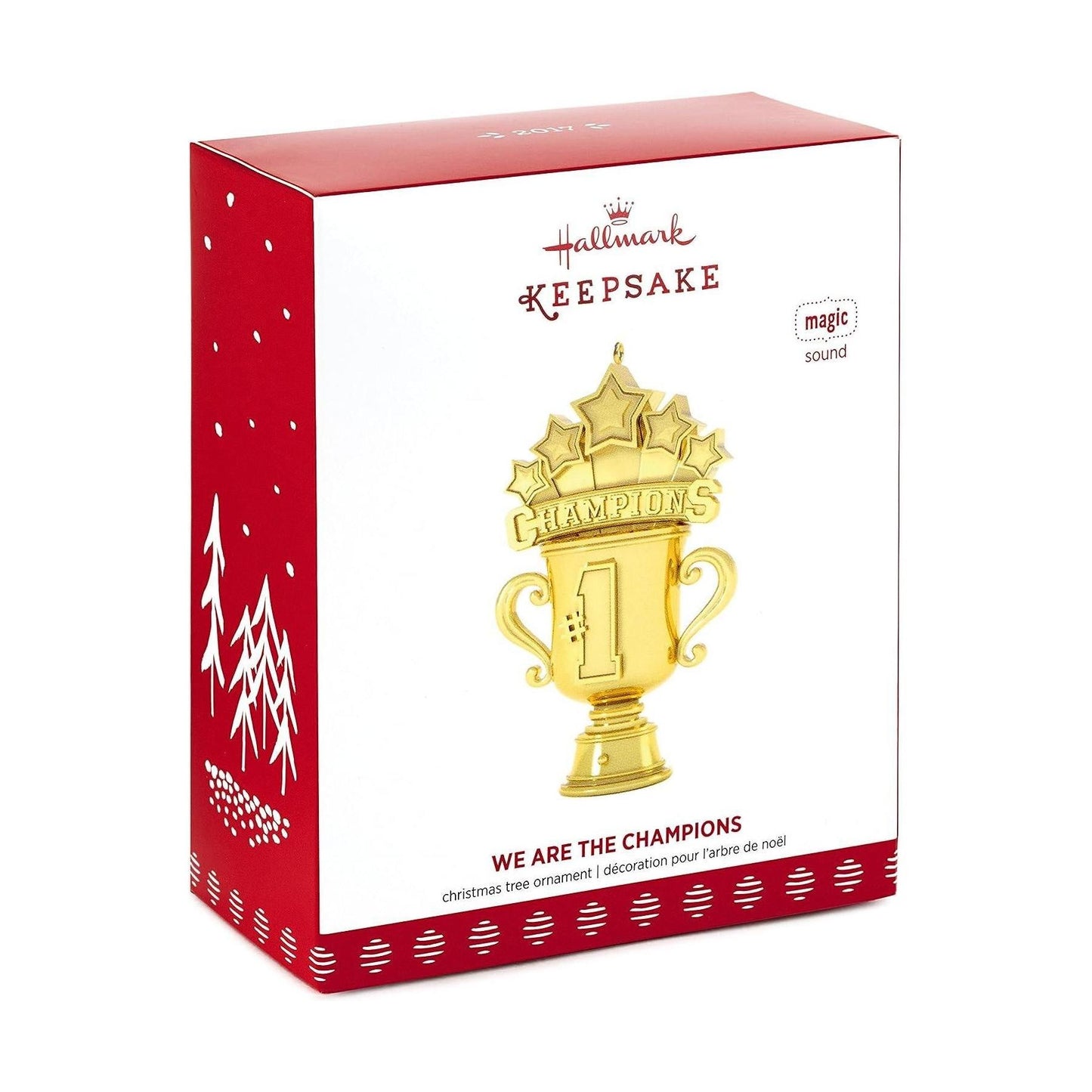 2017 We Are The Champions Hallmark Ornament (Sports & Activities) QGO1032