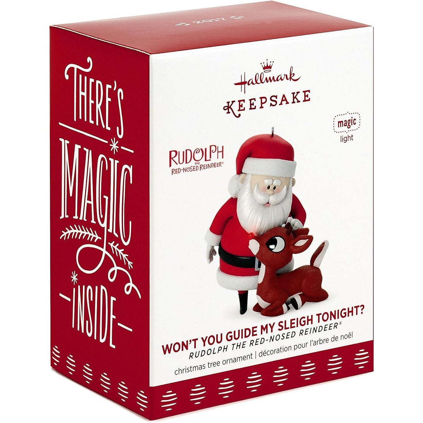 2017 Won't You Guide My Sleigh Tonight Hallmark Ornament (Rudolph the Red-Nosed Reindeer) QXI3612