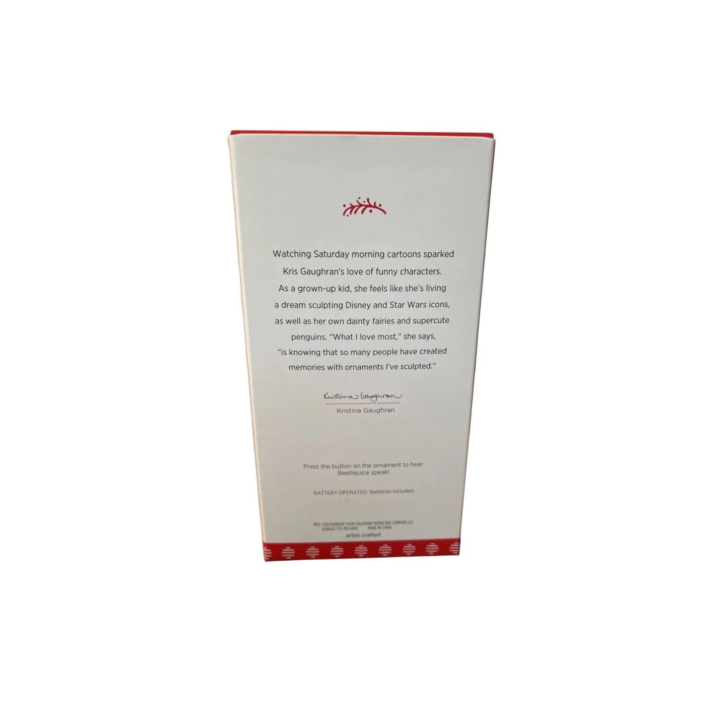 2017 You Think I'M Qualified? Hallmark Ornament (Beetle Juice) QXI3084