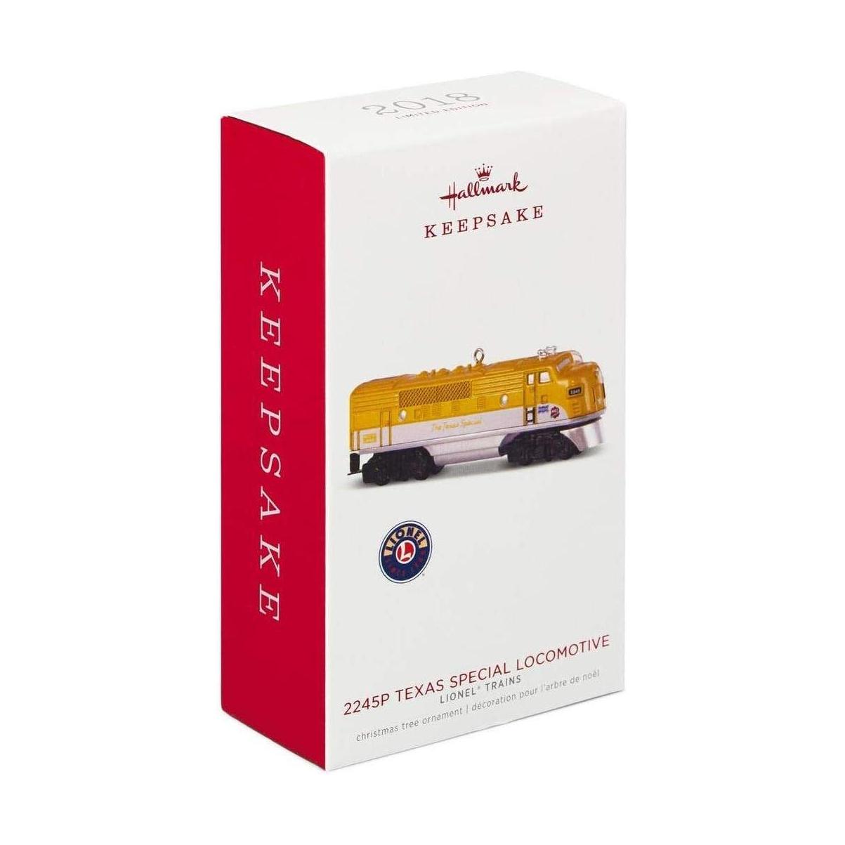 2018 2245P Texas Special Locomotive Hallmark Ornament (Lionel) QXE3163