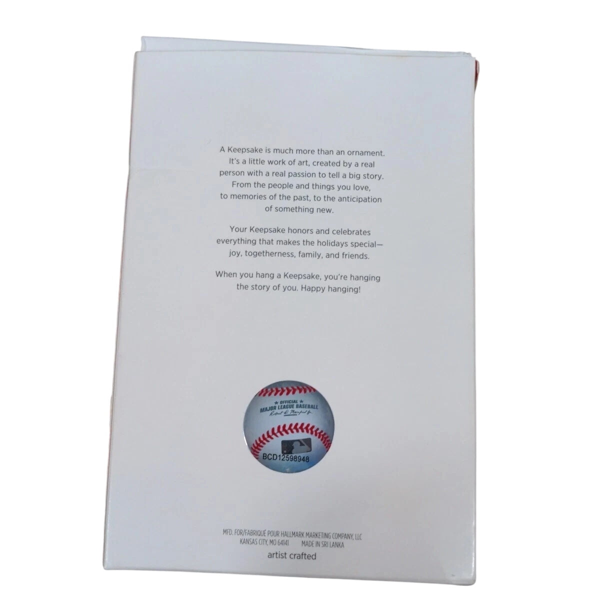 2018 Bryce Harper, Washington Nationals Hallmark Ornament (At the Ballpark) QXI3396