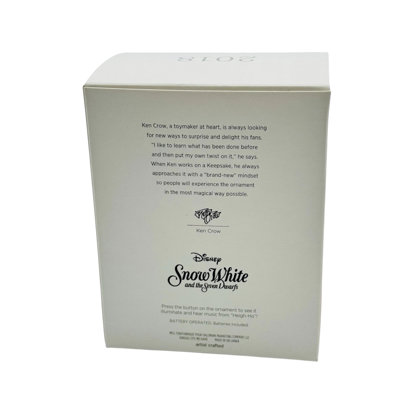 2018 Off We Go! Hallmark Ornament (Snow White) QXD6246 QXD6246