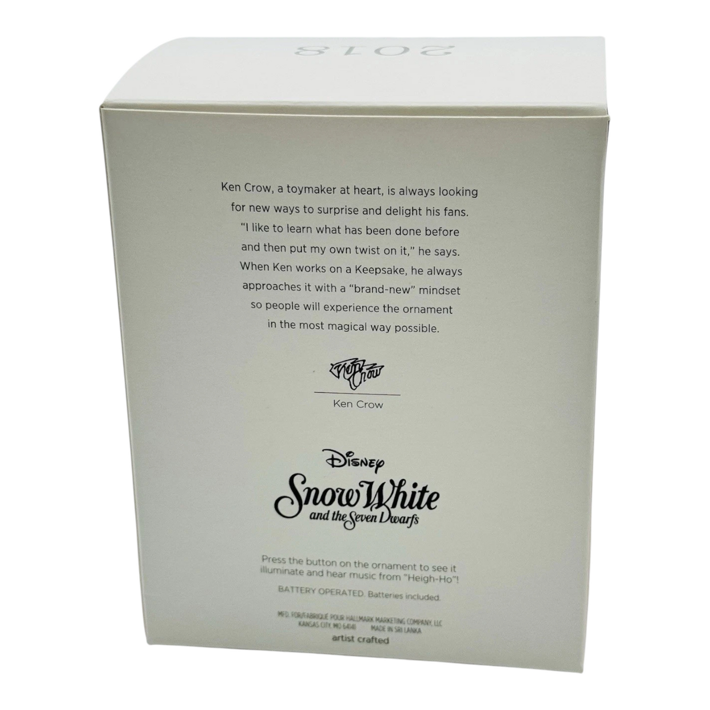 2018 Off We Go! (Snow White) QXD6246