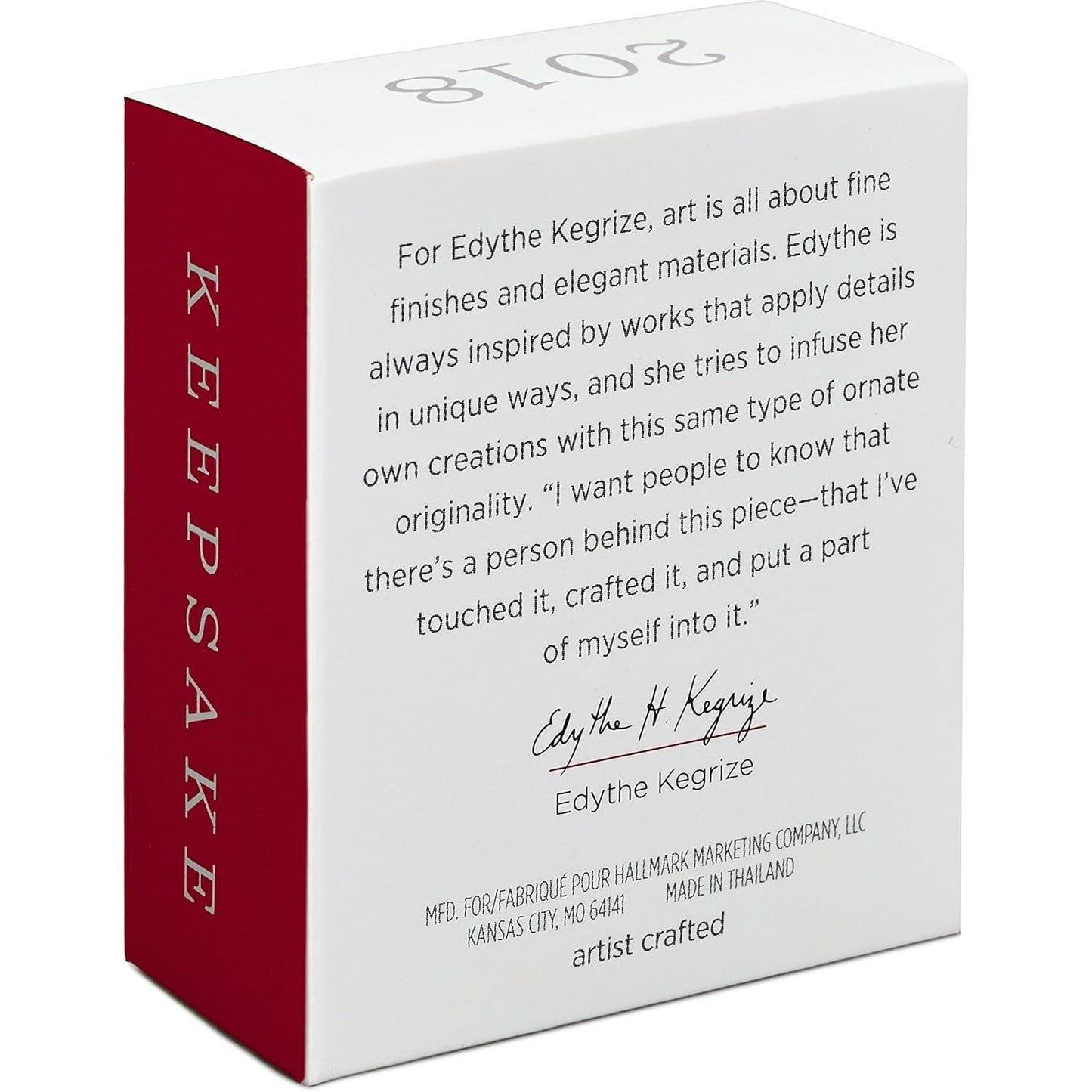 2018 Red Tanager Hallmark Ornament (Beauty of Birds) QXM8176