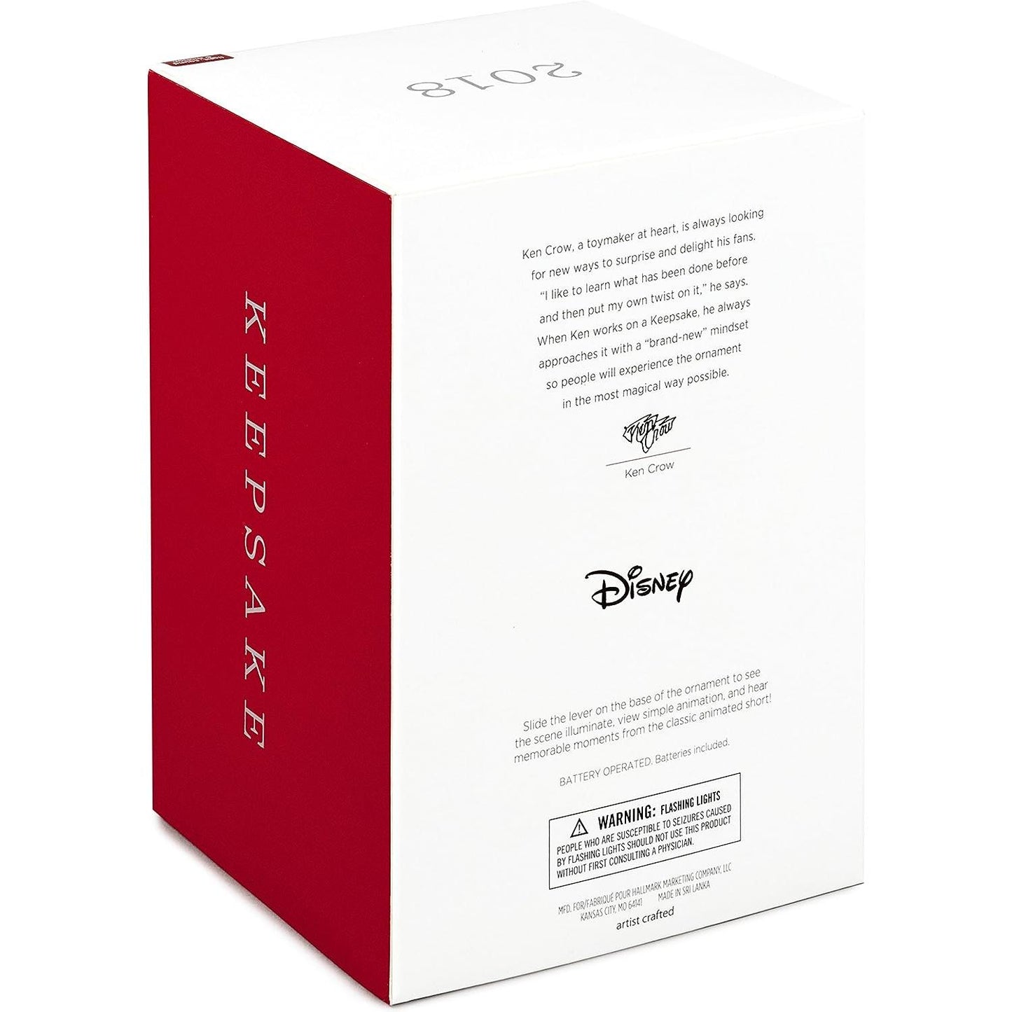 2018 Steamboat Willie Hallmark Ornament (Mickey Mouse & Friends) QXD6206