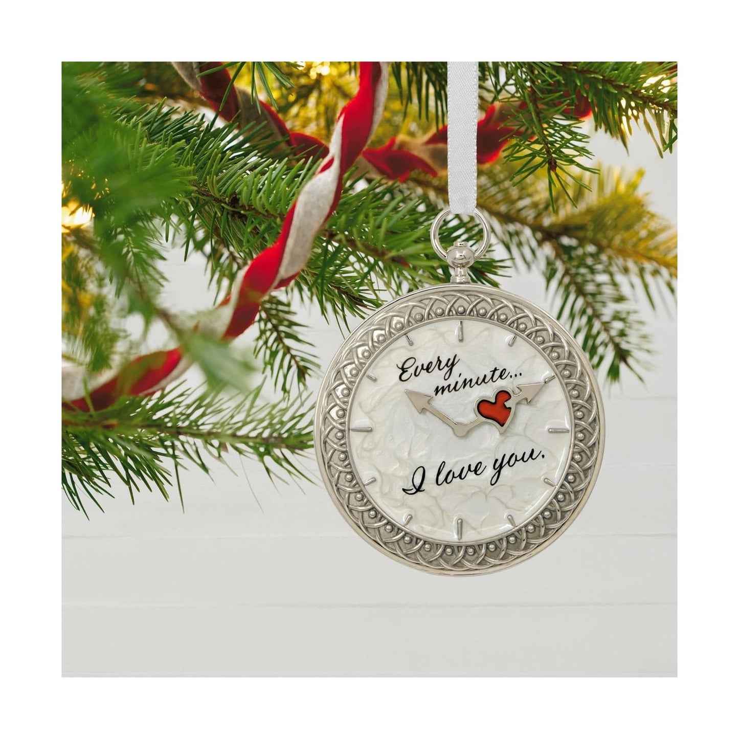 2018 Time for Love Hallmark Ornament (Clock) QHX4083