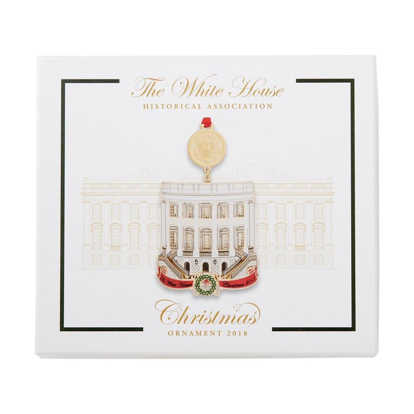 B079Y82Q3F 2018 White House Historical Association (Christmas Ornament) Image2