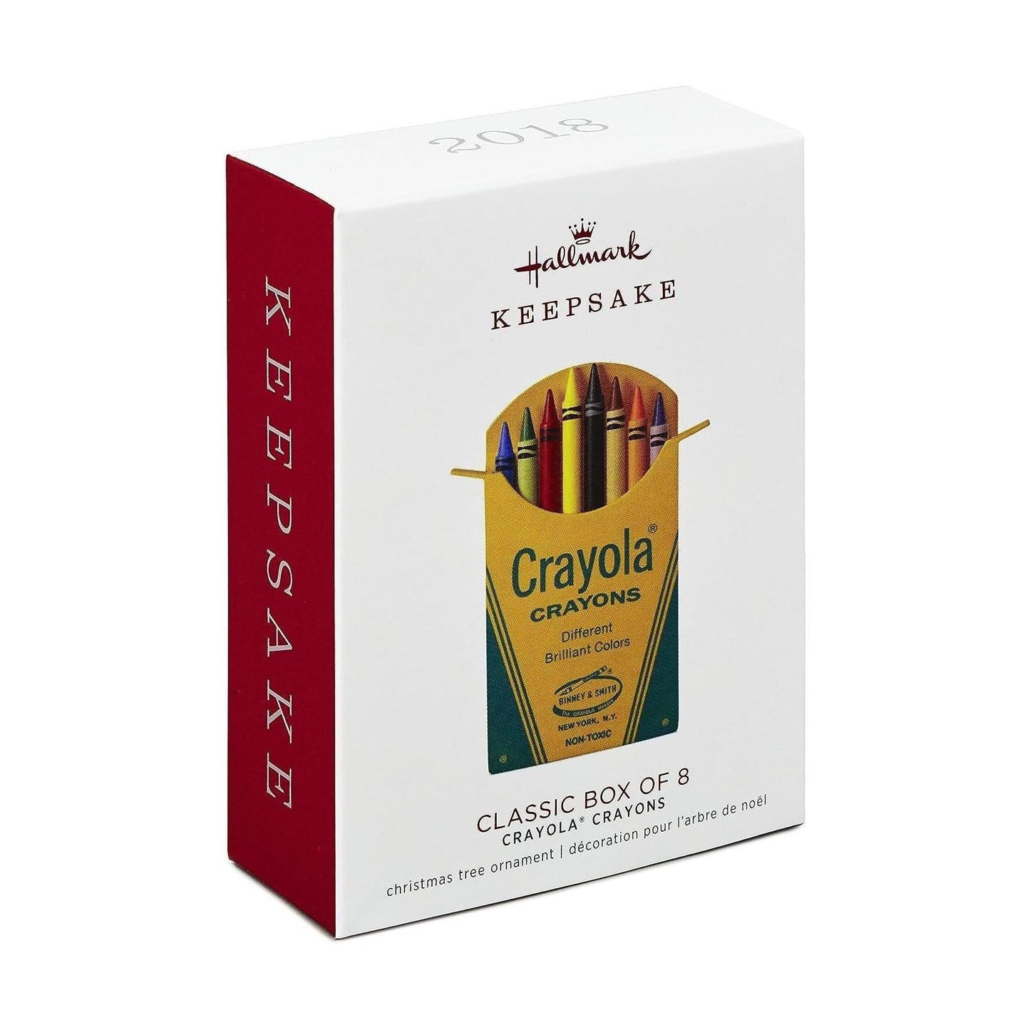2018 Classic Box of 8 Hallmark Ornament (Crayola) QXI3236