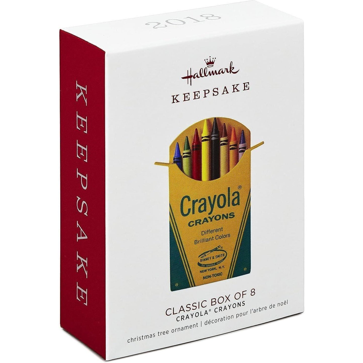 2018 Classic Box of 8 Hallmark Ornament (Crayola) QXI3236