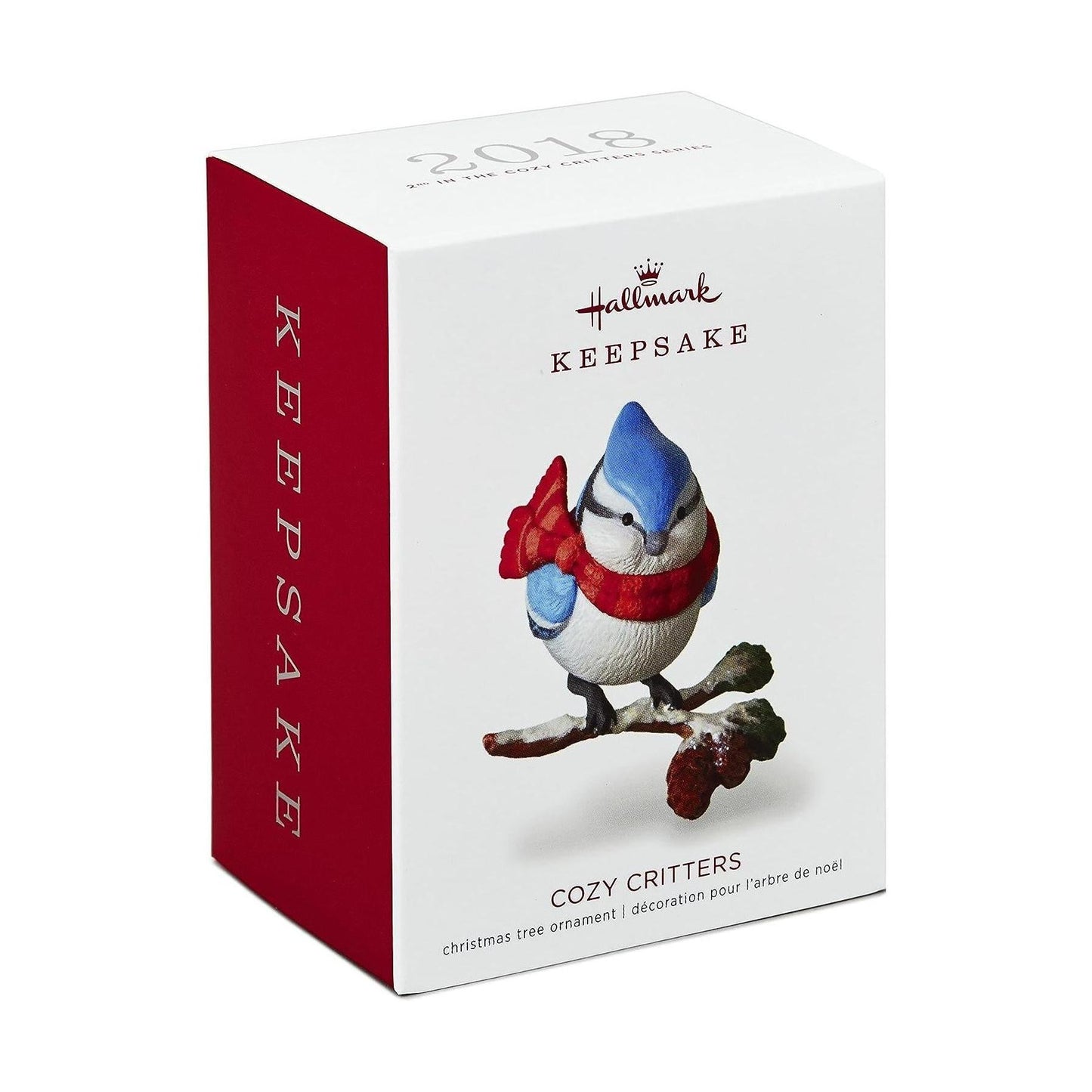 2018 Cozy Critters #2 — Blue Jay Hallmark Ornament (Cozy Critters) QX9433
