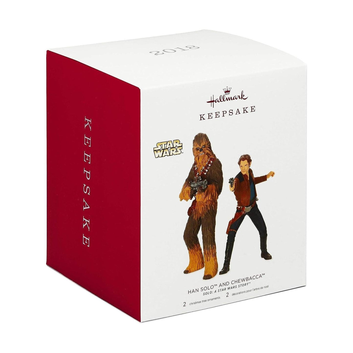 2018 Han Solo and Chewbacca Hallmark Ornament (Star Wars) QXI3293