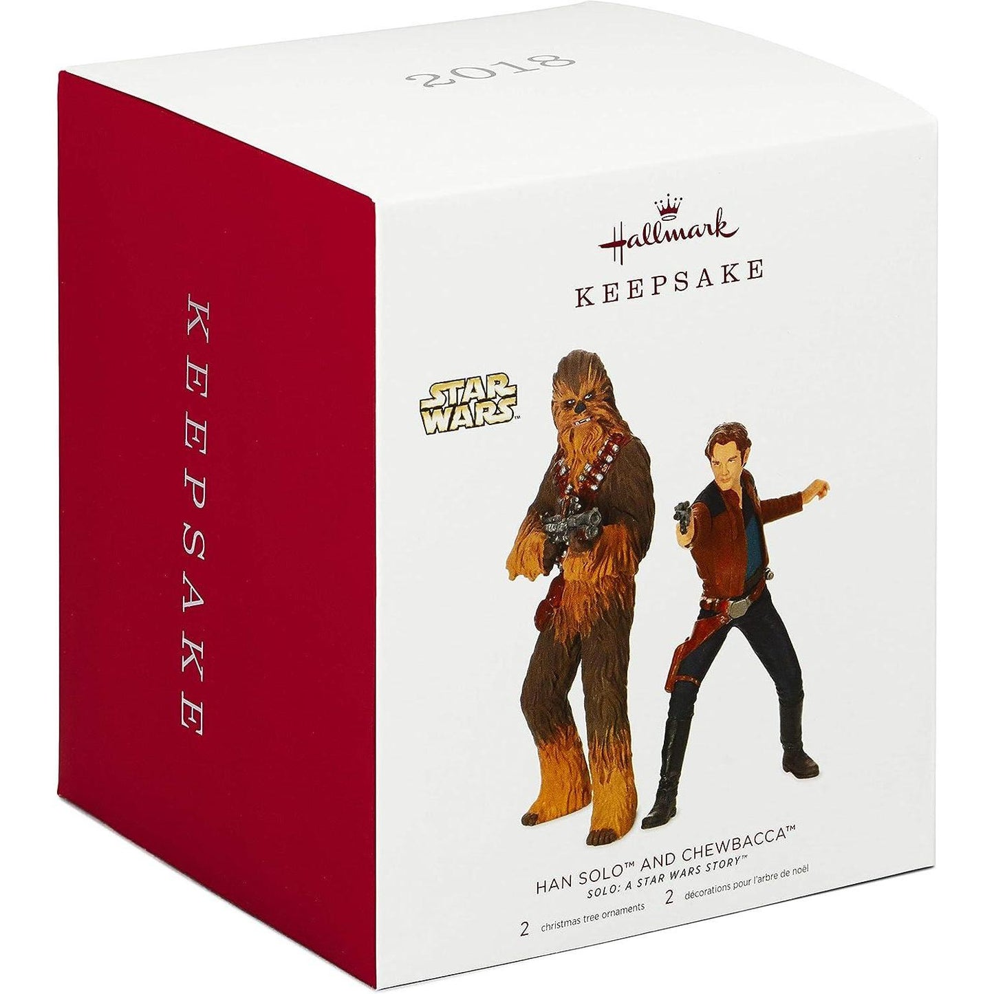 2018 Han Solo and Chewbacca Hallmark Ornament (Star Wars) QXI3293