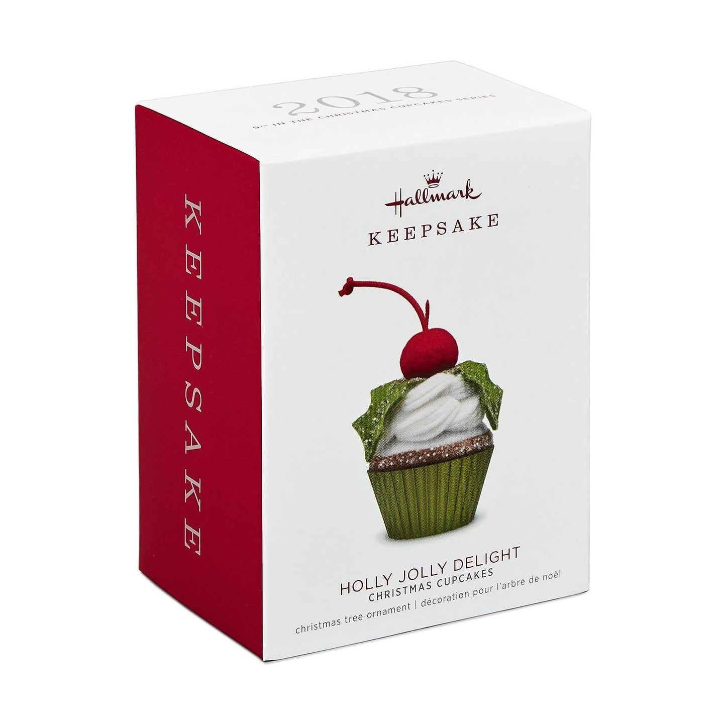 2018 Holly Jolly Delight Hallmark Ornament (Christmas Cupcakes) QX9423
