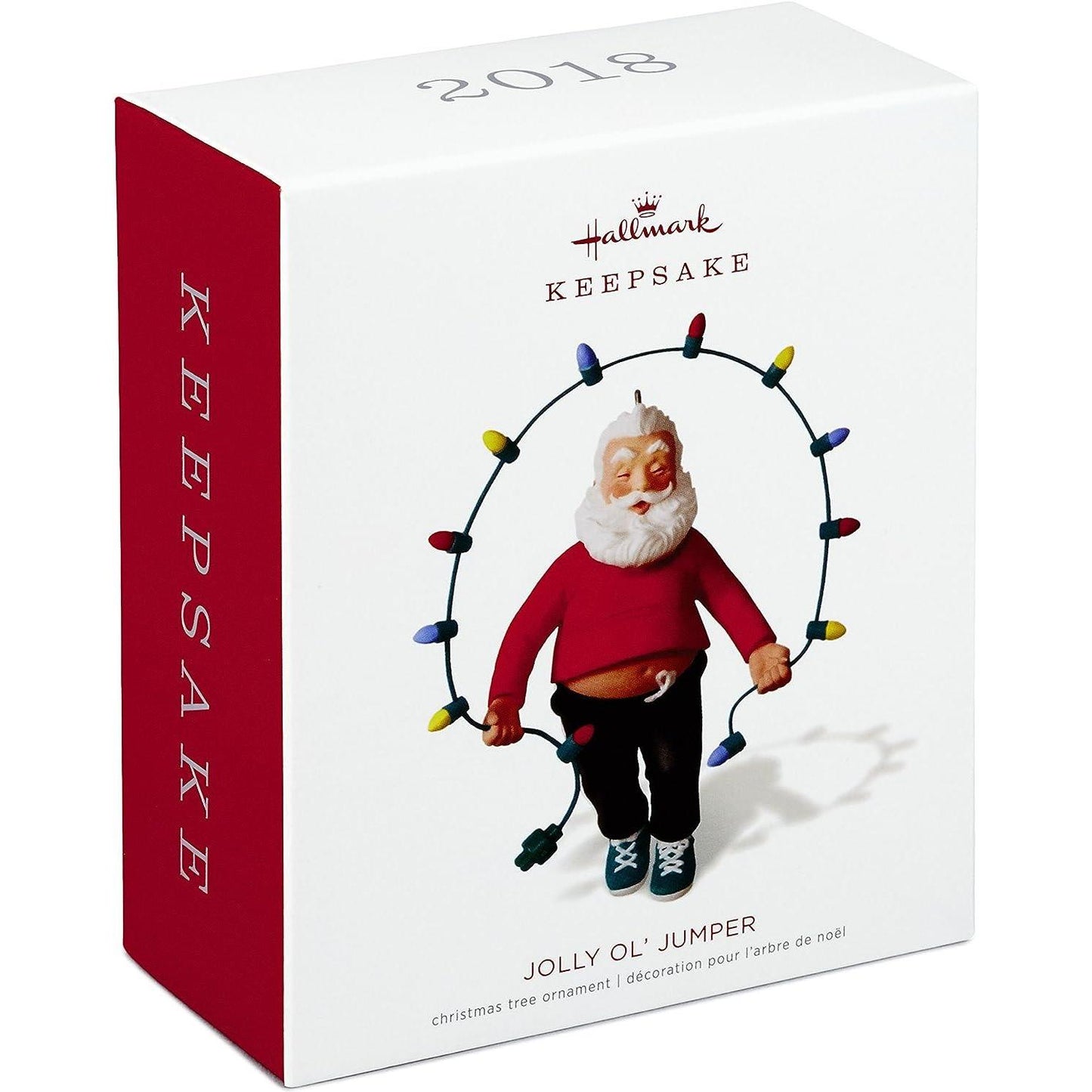 2018 Jolly Ol' Jumper Hallmark Ornament (Santa Claus) QGO2186
