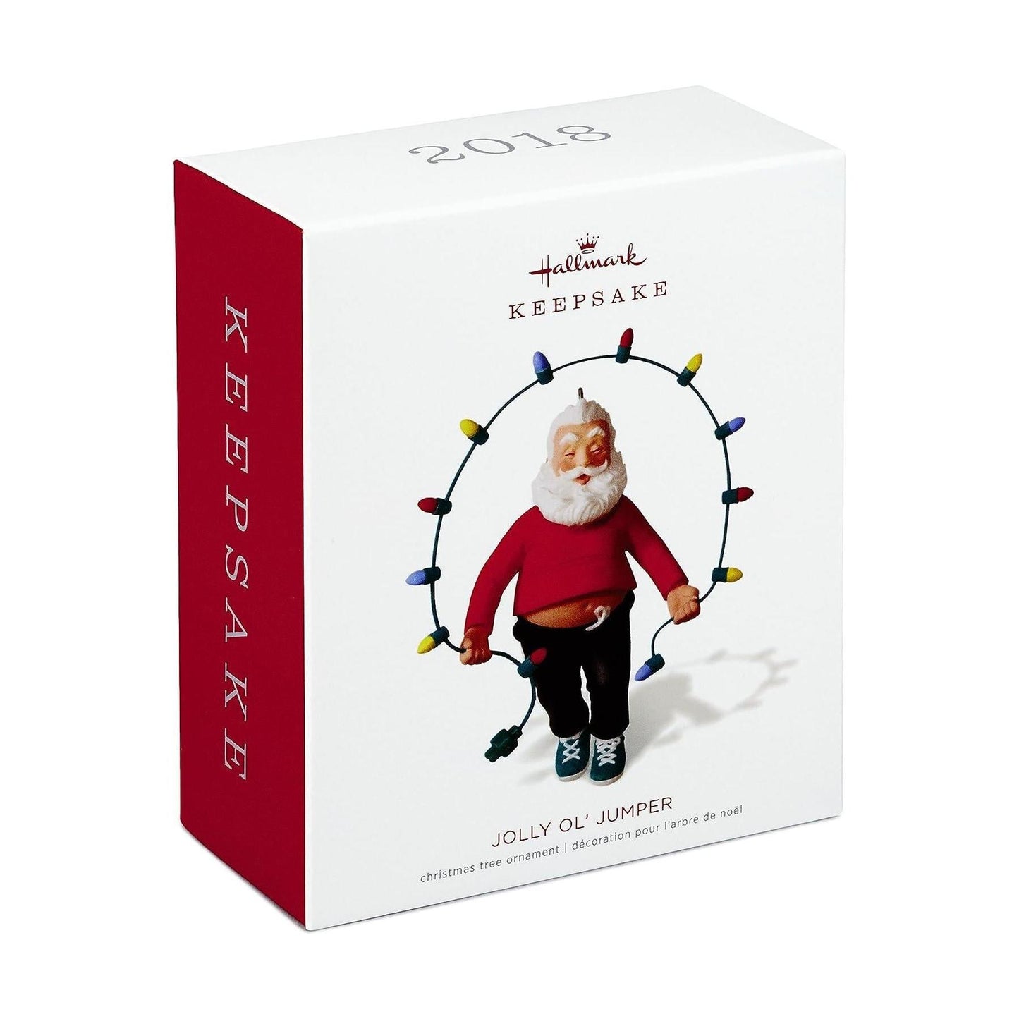 2018 Jolly Ol' Jumper Hallmark Ornament (Santa Claus) QGO2186