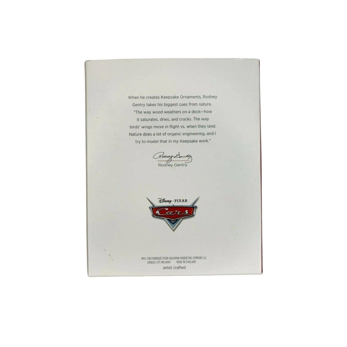 2018 Lightning Mcqueen and Cruz Ramirez Hallmark Ornament (Cars) QXD6263