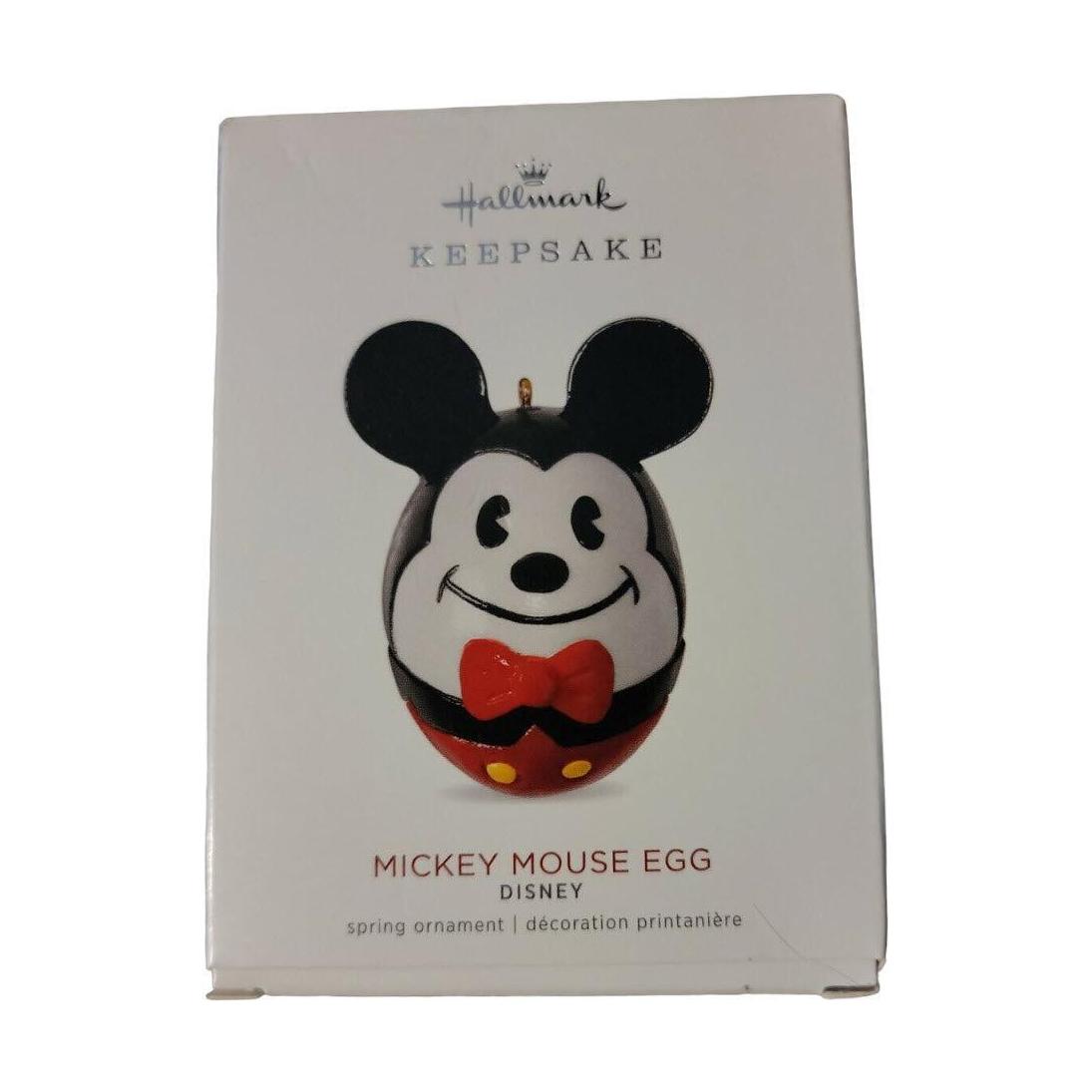 2018 Mickey Mouse Egg Hallmark Ornament (Spring Ornament) QE08108