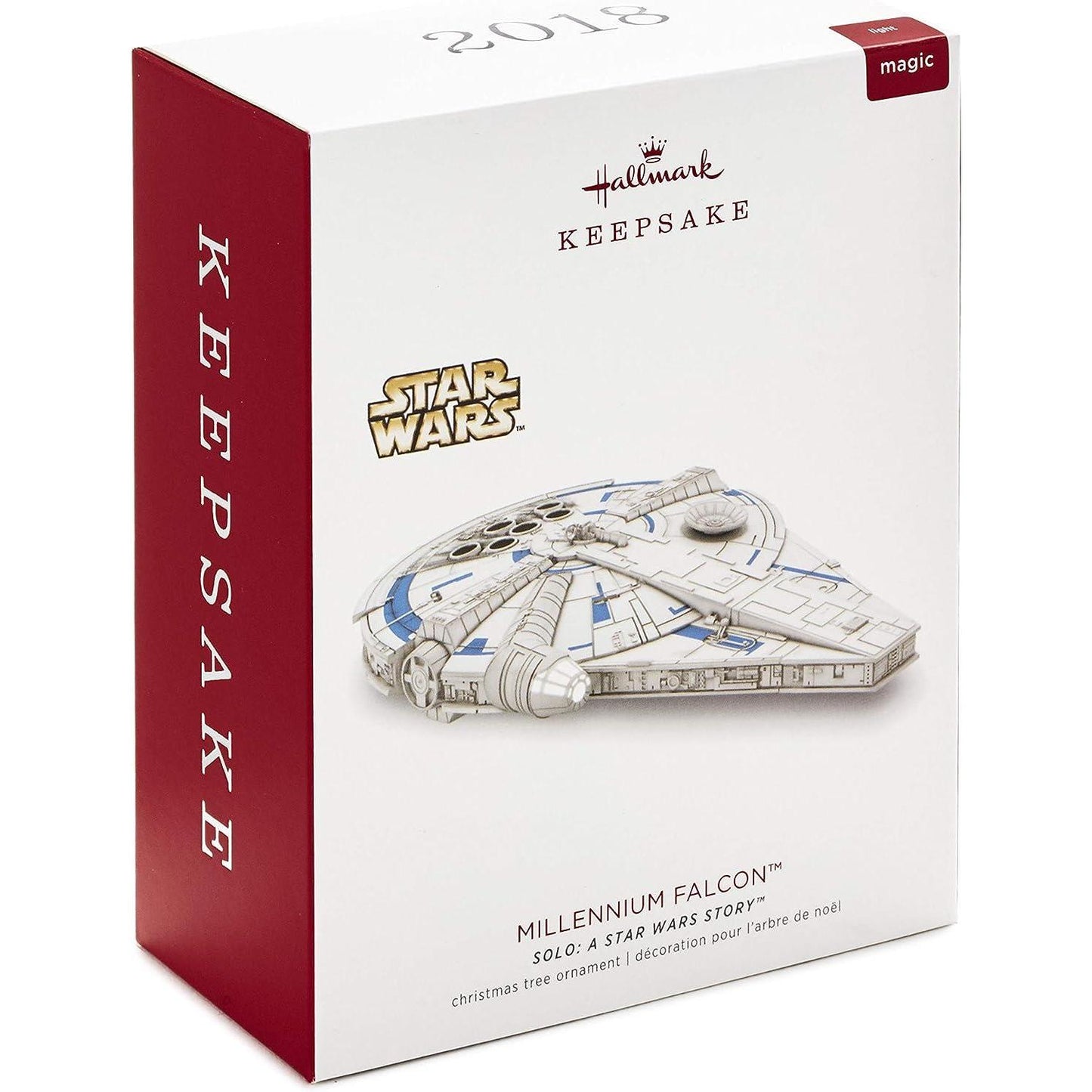 2018 Millennium Falcon Hallmark Ornament (Star Wars) QXI3333